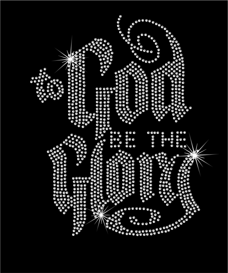 To God be the Glory Rhinestone image 1